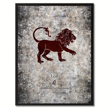Load image into Gallery viewer, Zodiac Leo Horoscope Astrology Canvas Print, Picture Frame Home Decor Wall Art Gift