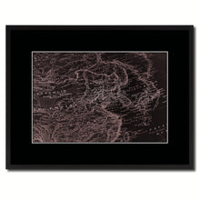 Load image into Gallery viewer, Europe Asia Vintage Vivid Sepia Map Canvas Print, Picture Frames Home Decor Wall Art Decoration Gifts