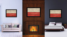 Load image into Gallery viewer, Poland Country Flag Texture Canvas Print with Black Picture Frame Home Decor Wall Art Decoration Collection Gift Ideas
