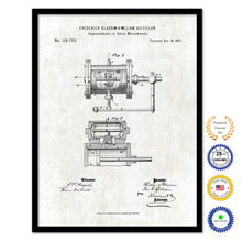 Load image into Gallery viewer, 1871 Improvement in Valve Movements Old Patent Art Print on Canvas Custom Framed Vintage Home Decor Wall Decoration Great for Gifts