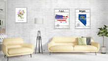 Load image into Gallery viewer, Nevada Flag Gifts Home Decor Wall Art Canvas Print with Custom Picture Frame
