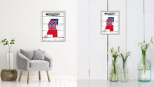 Load image into Gallery viewer, Mississippi Flag Gifts Home Decor Wall Art Canvas Print with Custom Picture Frame