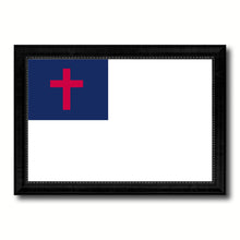 Load image into Gallery viewer, Kayso Christian Religious Flag Canvas Print Black Picture Frame Gifts Home Decor Wall Art