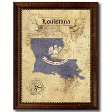 Load image into Gallery viewer, Louisiana State Vintage Map Home Decor Wall Art Office Decoration Gift Ideas