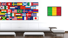 Load image into Gallery viewer, Mali Country National Flag Vintage Canvas Print with Picture Frame Home Decor Wall Art Collection Gift Ideas
