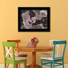 Load image into Gallery viewer, Denmark Centuries Vintage Vivid Sepia Map Canvas Print, Picture Frames Home Decor Wall Art Decoration Gifts