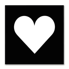 Load image into Gallery viewer, Heart Social Media Icon Canvas Print Picture Frame Wall Art Home Decor