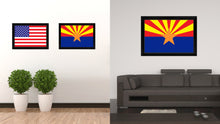 Load image into Gallery viewer, Arizona State Flag Canvas Print with Custom Black Picture Frame Home Decor Wall Art Decoration Gifts