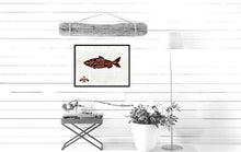 Load image into Gallery viewer, Fish Meat Cuts Butchers Chart Canvas Print Picture Frame Home Decor Wall Art Gifts