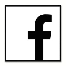 Load image into Gallery viewer, Facebook Social Media Icon Canvas Print Picture Frame Wall Art Home Decor