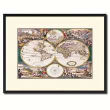 Load image into Gallery viewer, Frederick Ee Wit Vintage Antique Map Wall Art Home Decor Gift Ideas Canvas Print Custom Picture Frame