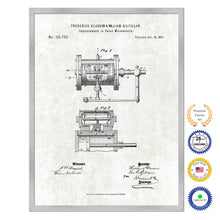 Load image into Gallery viewer, 1871 Improvement in Valve Movements Old Patent Art Print on Canvas Custom Framed Vintage Home Decor Wall Decoration Great for Gifts