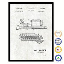 Load image into Gallery viewer, 1955 Rocket Launcher Old Patent Art Print on Canvas Custom Framed Vintage Home Decor Wall Decoration Great for Gifts
