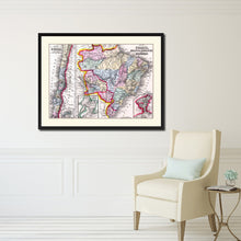 Load image into Gallery viewer, Afghanistan Persia Iraq Iran Vintage Antique Map Wall Art Home Decor Gift Ideas Canvas Print Custom Picture Frame