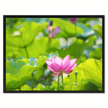Load image into Gallery viewer, Pink Lotus Flower Framed Canvas Print Home Décor Wall Art