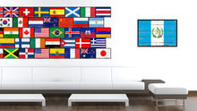 Load image into Gallery viewer, Guatemala Country National Flag Vintage Canvas Print with Picture Frame Home Decor Wall Art Collection Gift Ideas