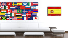 Load image into Gallery viewer, Spain Country National Flag Vintage Canvas Print with Picture Frame Home Decor Wall Art Collection Gift Ideas
