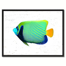Load image into Gallery viewer, Aqua Tropical Fish Painting Reproduction Gifts Home Decor Wall Art Canvas Prints Picture Frames