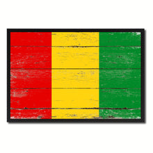 Load image into Gallery viewer, Guinea Country National Flag Vintage Canvas Print with Picture Frame Home Decor Wall Art Collection Gift Ideas