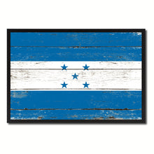 Load image into Gallery viewer, Honduras Country National Flag Vintage Canvas Print with Picture Frame Home Decor Wall Art Collection Gift Ideas