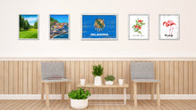 Load image into Gallery viewer, Oklahoma State Flag Shabby Chic Gifts Home Decor Wall Art Canvas Print, White Wash Wood Frame