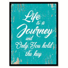 Load image into Gallery viewer, Life Is A Journey Quote Saying Home Decor Wall Art Gift Ideas 111793