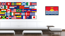 Load image into Gallery viewer, Kiribati Country National Flag Vintage Framed Canvas Print Home Decor Wall Art