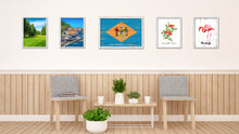 Load image into Gallery viewer, Delaware State Flag Shabby Chic Gifts Home Decor Wall Art Canvas Print, White Wash Wood Frame