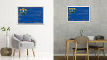 Load image into Gallery viewer, Nevada State Flag Shabby Chic Gifts Home Decor Wall Art Canvas Print, White Wash Wood Frame