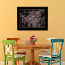Load image into Gallery viewer, Asia Vintage Vivid Sepia Map Canvas Print, Picture Frames Home Decor Wall Art Decoration Gifts
