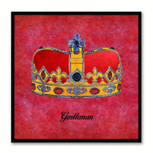 Load image into Gallery viewer, Gentleman Red Canvas Print Black Frame Kids Bedroom Wall Home Décor