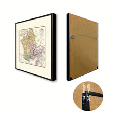 Load image into Gallery viewer, France Vintage Antique Map Wall Art Home Decor Gift Ideas Canvas Print Custom Picture Frame