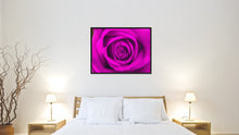 Load image into Gallery viewer, Purple Rose Flower Framed Canvas Print Home Décor Wall Art
