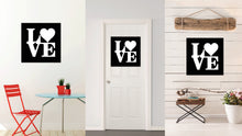Load image into Gallery viewer, Love Heart Sign Canvas Print Picture Frame Gifts Home Decor Wall Art Decoration