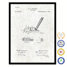 Load image into Gallery viewer, 1895 Golf Club Old Patent Art Print on Canvas Custom Framed Vintage Home Decor Wall Decoration Great for Gifts