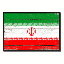Load image into Gallery viewer, Iran Country National Flag Vintage Canvas Print with Picture Frame Home Decor Wall Art Collection Gift Ideas