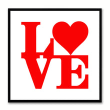 Load image into Gallery viewer, Love Heart Sign Canvas Print Picture Frame Gifts Home Decor Wall Art Decoration