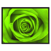 Load image into Gallery viewer, Green Rose Flower Framed Canvas Print Home Décor Wall Art