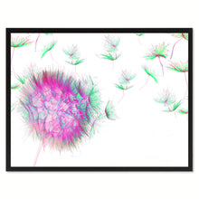 Load image into Gallery viewer, Pink Dandelion Flower Framed Canvas Print Home Décor Wall Art
