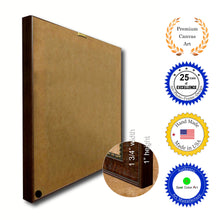 Load image into Gallery viewer, Yemen Country Flag Vintage Canvas Print with Brown Picture Frame Home Decor Gifts Wall Art Decoration Artwork