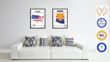 Load image into Gallery viewer, Arizona State Flag Gifts Home Decor Wall Art Canvas Print Picture Frames