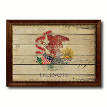 Load image into Gallery viewer, Illnoise Vintage Flag Canvas Print, Picture Frame Gift Ideas Home Décor Wall Art Decoration