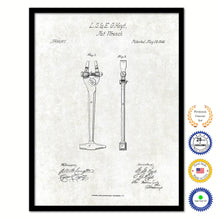 Load image into Gallery viewer, 1866 Nut Wrench Old Patent Art Print on Canvas Custom Framed Vintage Home Decor Wall Decoration Great for Gifts