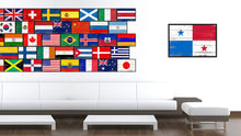 Load image into Gallery viewer, Panama Country National Flag Vintage Canvas Print with Picture Frame Home Decor Wall Art Collection Gift Ideas