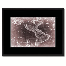 Load image into Gallery viewer, America Vintage Vivid Sepia Map Canvas Print, Picture Frames Home Decor Wall Art Decoration Gifts