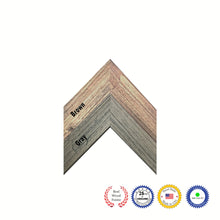 Load image into Gallery viewer, Gray Wood Photo Poster Art Canvas Picture Frame Decor Custom Frame Great for Farmhouse Vintage Rustic Shabby Chic Cottage beach decoration