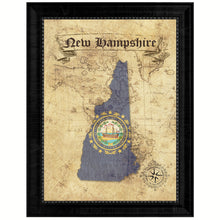 Load image into Gallery viewer, New Hampshire State Vintage Map Gifts Home Decor Wall Art Office Decoration