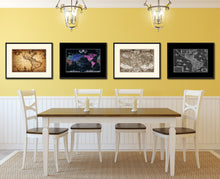 Load image into Gallery viewer, America Vintage Antique Map Wall Art Home Decor Gift Ideas Canvas Print Custom Picture Frame