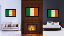 Load image into Gallery viewer, Ireland Country Flag Vintage Canvas Print with Black Picture Frame Home Decor Gifts Wall Art Decoration Artwork