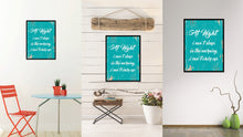 Load image into Gallery viewer, At Night I Can't Sleep In The Morning Quote Saying Gift Ideas Home Decor Wall Art 111446